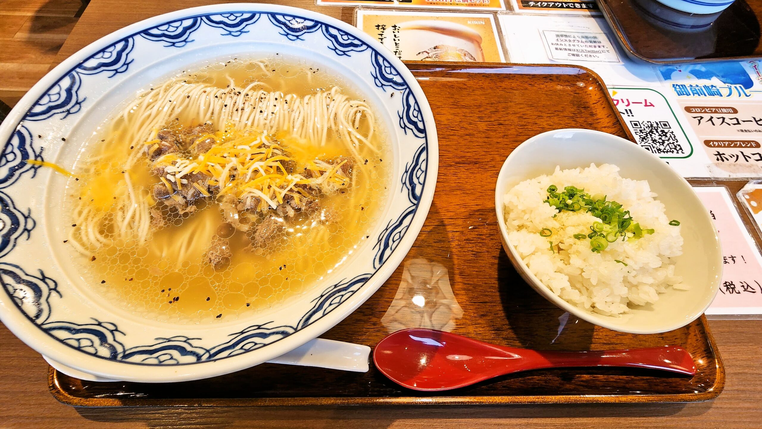 御前崎レストラン たわら屋の一期一会ラーメン