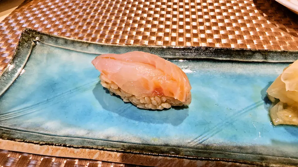 かなざし_イサキ_旬の握り