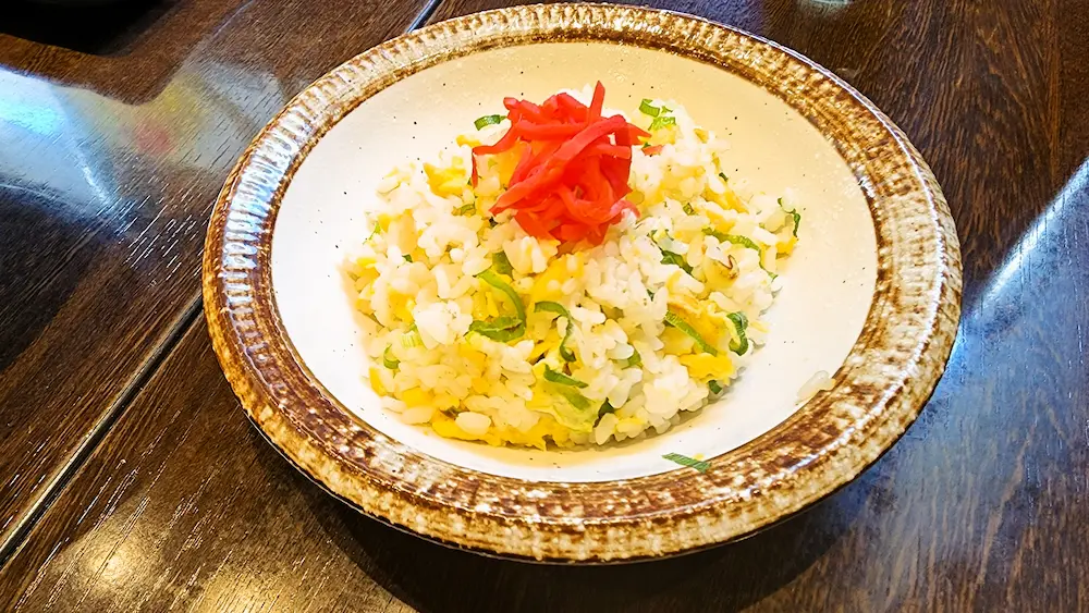 焼きあご中華そば おおさわ チャーハン