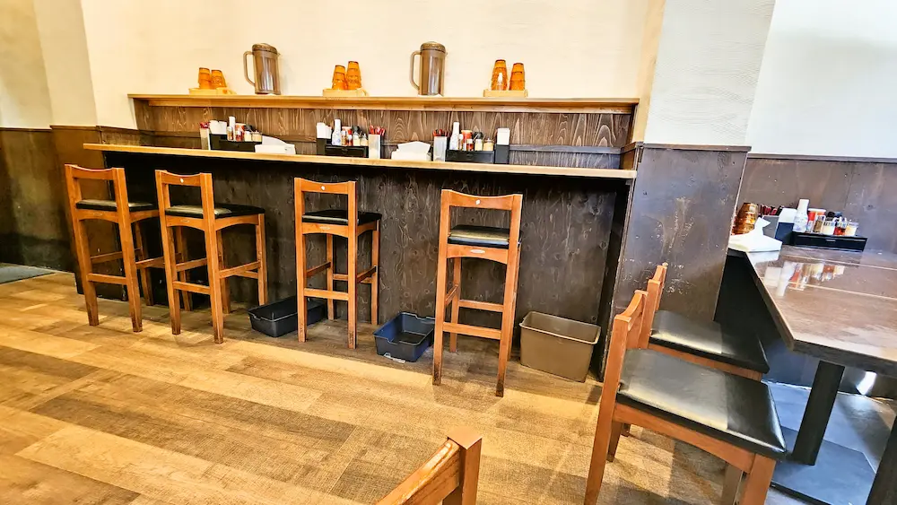 焼きあご中華そば おおさわ 店内