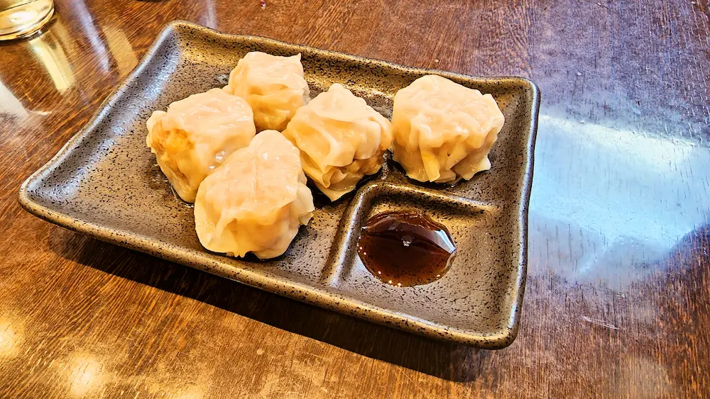 焼きあご中華そば おおさわ シューマイ