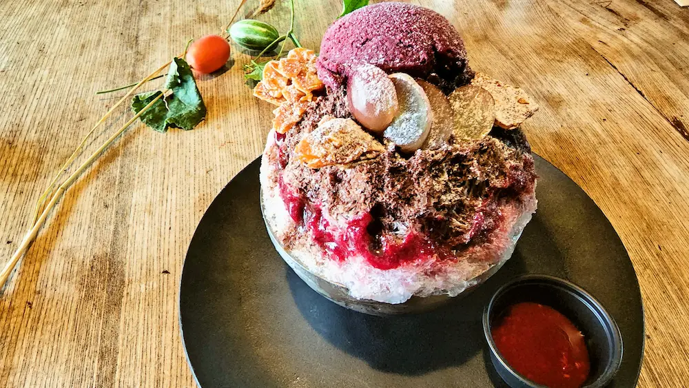 ショコラとルージュ時々キャラメルのかき氷