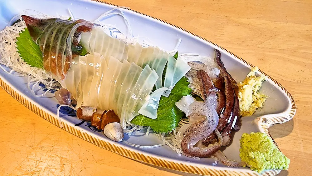 味くらべの活イカ2