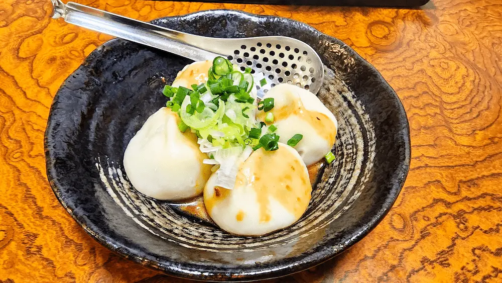 發巳 藤枝店の茹で餃包（ユデギョウパオ）