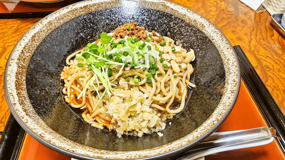 發巳 藤枝店の正宗担々麺（別アングル）