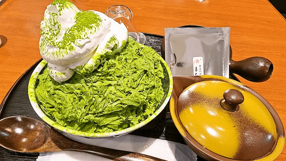 四季菜 Gelato & Café きらりの淡雪玉露かき氷