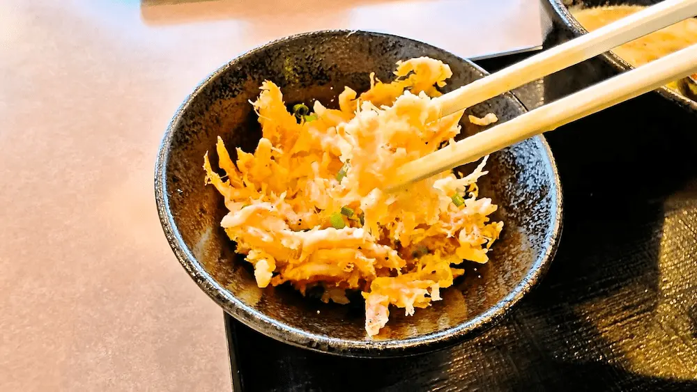 鐘壱の桜えびのかき揚げ丼
