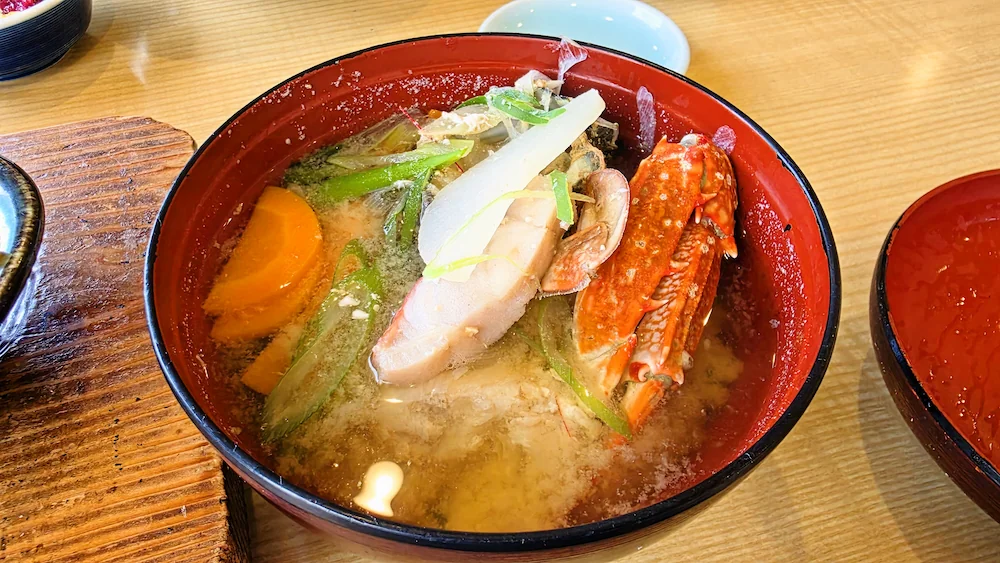 海女の小屋 漁師汁