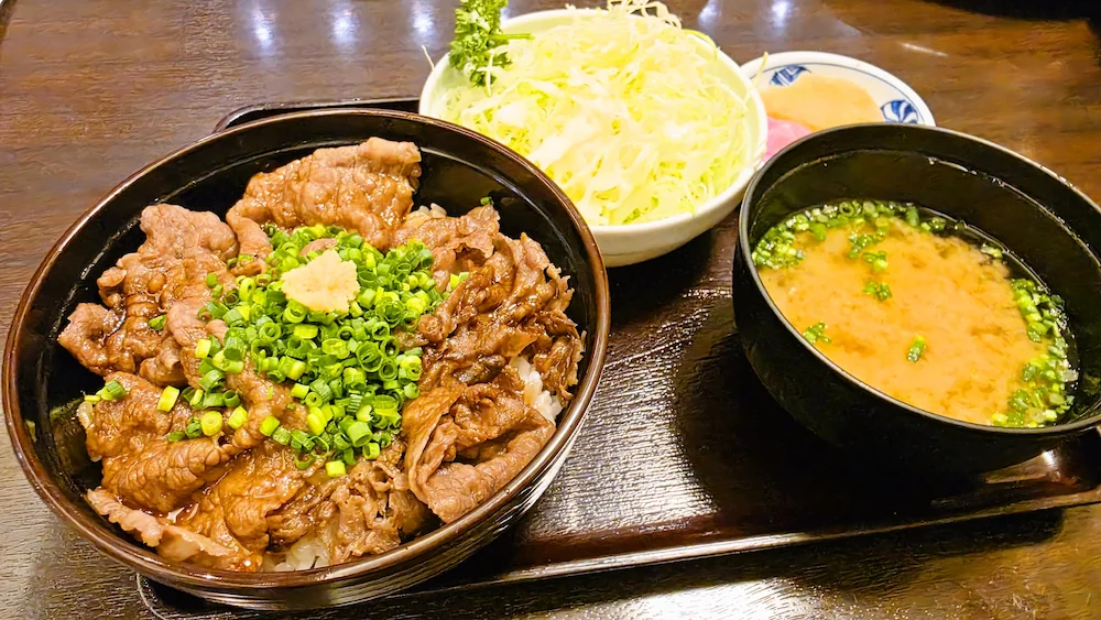 大正亭のあまから丼