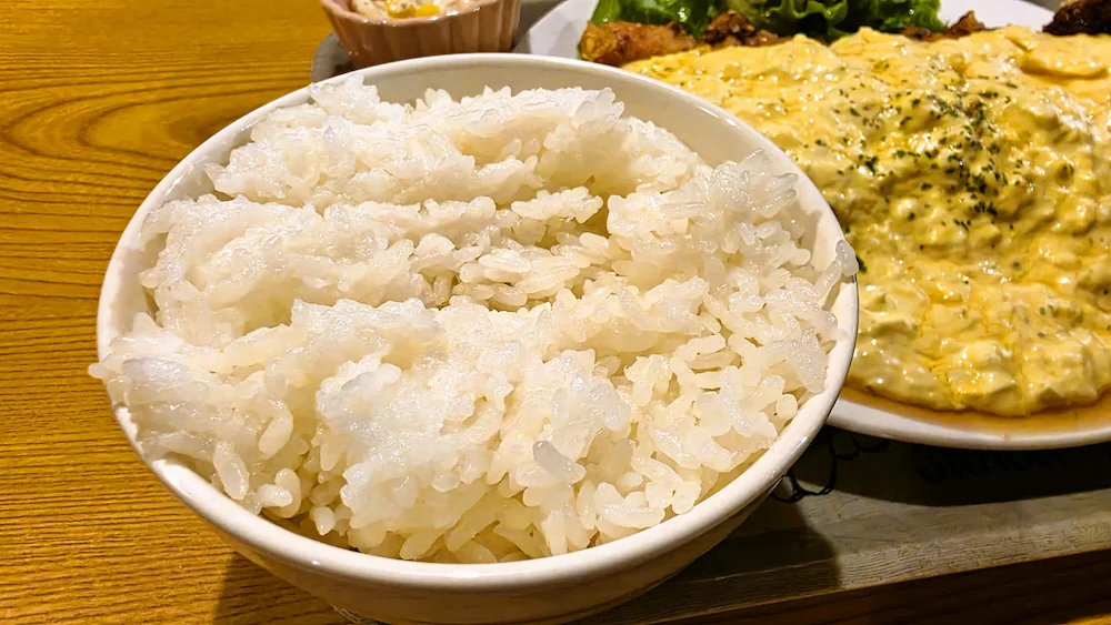 カフェ食堂きこりの白米