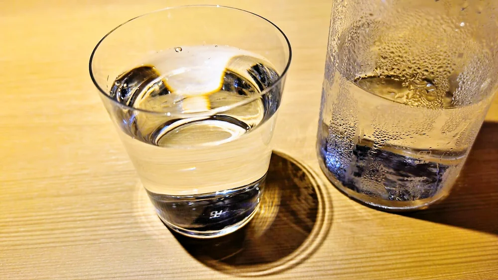 米つむぎの老舗酒蔵、花の舞の仕込み水