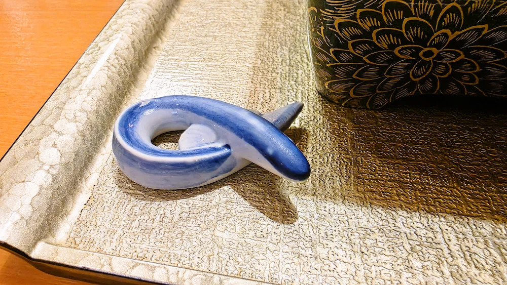 うなぎ大嶋の箸置き