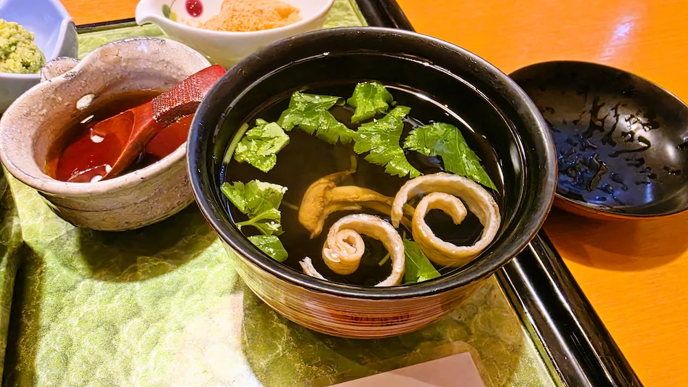 うなぎ大嶋の肝吸い