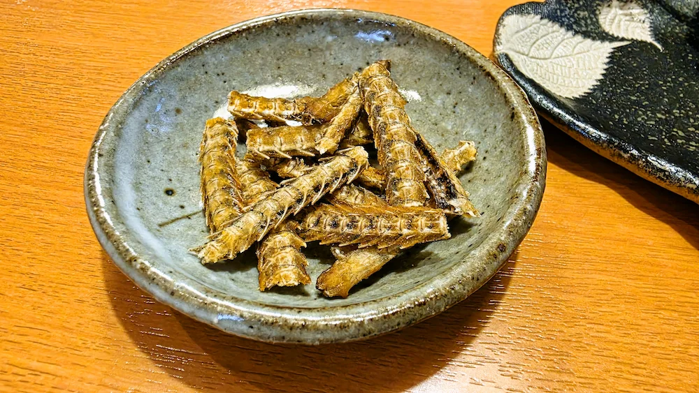 うなぎ大嶋のうなぎボーン、骨せんべい