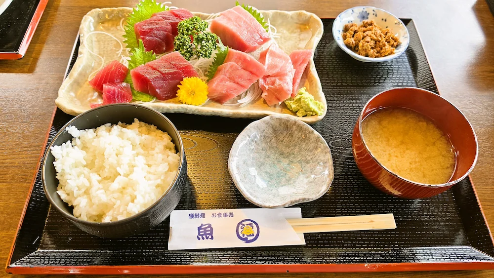 魚福の本マグロ中トロ＆赤身ミックスB大盛