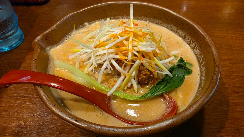 千代商店の信州味噌担々麺